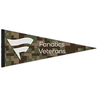 Fanion de groupe de fans de vétérans de qualité supérieure WinCraft Fanatics Corporate 12'' x 30''