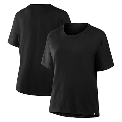 Women's Fanatics Corporate Black Legacy Cotton T-Shirt