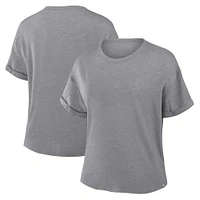 T-shirt Tri-Blend hommage anthracite Fanatics Corporate pour femme