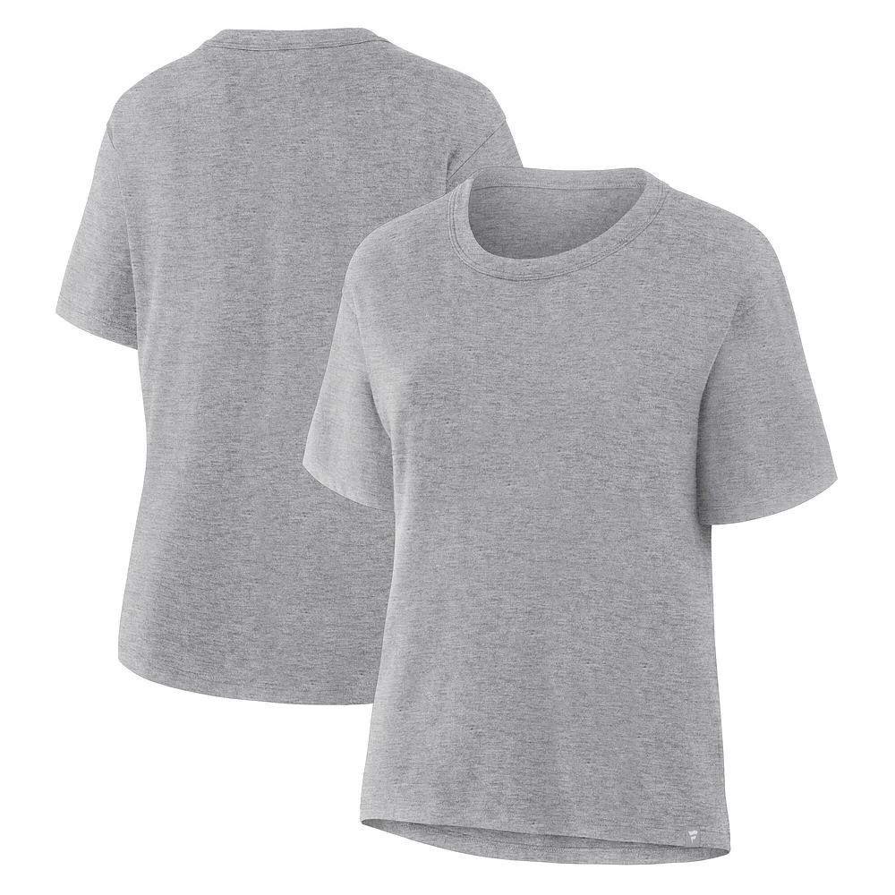 T-shirt en coton gris Fanatics Corporate Legacy pour femme