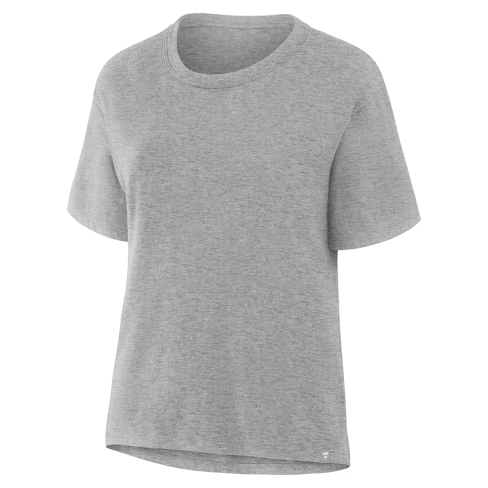 T-shirt en coton gris Fanatics Corporate Legacy pour femme