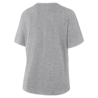 T-shirt en coton gris Fanatics Corporate Legacy pour femme