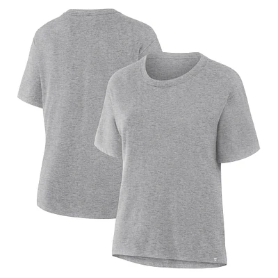 T-shirt en coton gris Fanatics Corporate Legacy pour femme