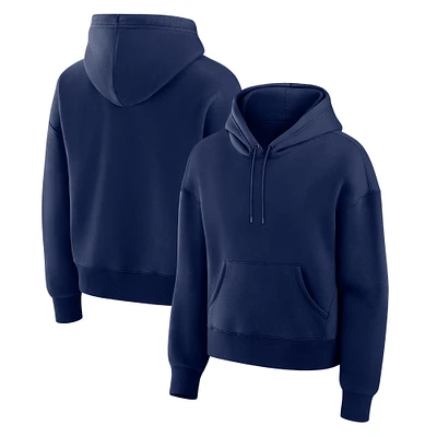Women's Fanatics Corporate Navy Legacy Fleece Pullover Hoodie