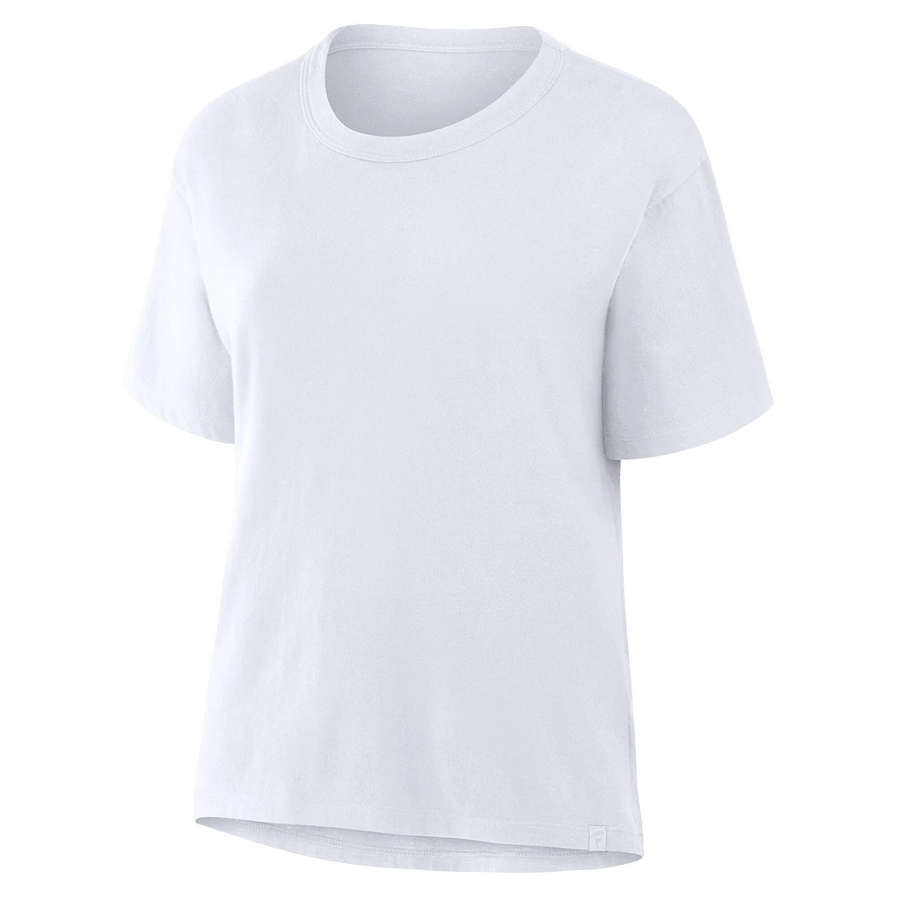 T-shirt en coton blanc Fanatics Corporate Legacy pour femme