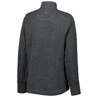 Women's johnnie-O Charcoal Fanatics Corporate Kennedy Half-Zip Jacket