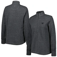 Women's johnnie-O Charcoal Fanatics Corporate Kennedy Half-Zip Jacket