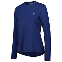 Women's Peter Millar Navy Fanatics Corporate Chris Court Long Sleeve Top