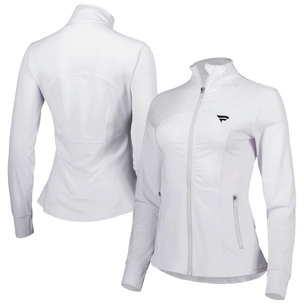 Veste zippée intégrale blanche Fanatics Corporate Ecotec pour femme