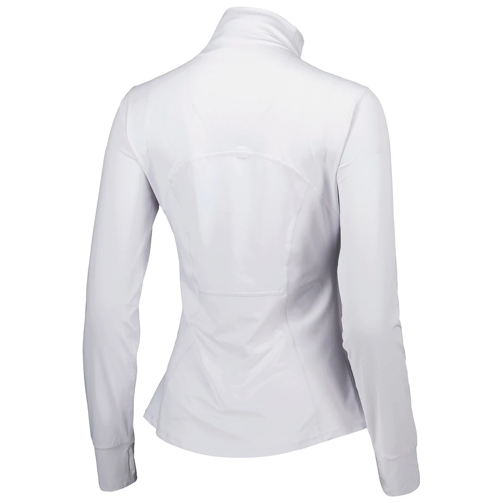 Veste zippée intégrale blanche Fanatics Corporate Ecotec pour femme