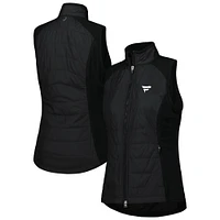 Gilet à double fermeture éclair intégrale Fanatics Corporate Tess pour femme, noir, Zero Restriction