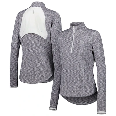 Women's Zero Restriction Gray Fanatics Corporate Shae Quarter-Zip Jacket