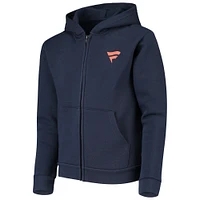 Youth Fanatics Corporate Navy Full-Zip Hoodie