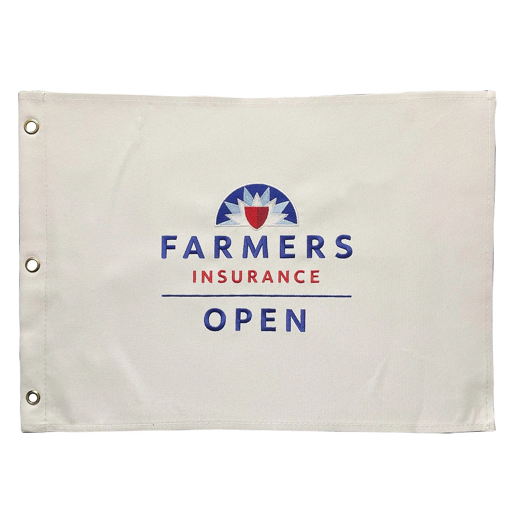 Farmers Insurance Open 20'' x 13.5'' Drapeau trou brodé