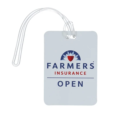 Farmers Insurance Open Plastic Bag Tag