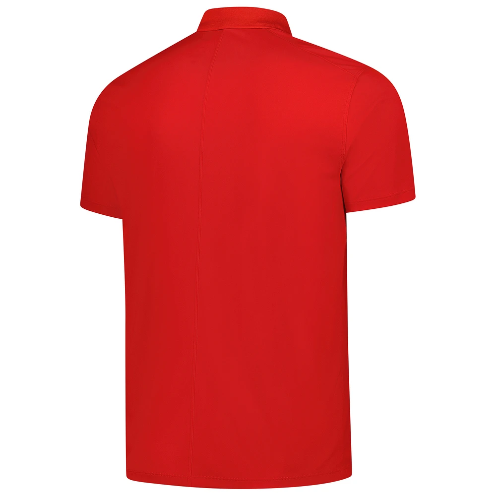 Men's Nike  Red Farmers Insurance Open Victory Solid Performance Polo