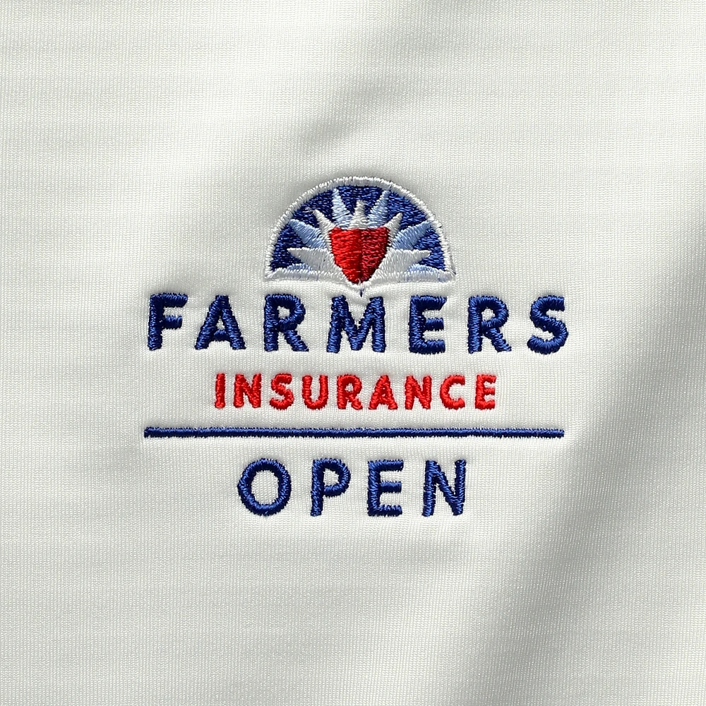 Men's Nike  White Farmers Insurance Open Victory Performance Half-Zip Pullover