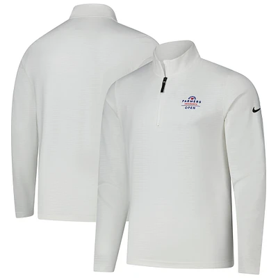 Men's Nike  White Farmers Insurance Open Victory Performance Half-Zip Pullover