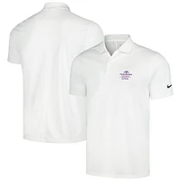 Polo Nike blanc Farmers Insurance Open Victory Solid Performance pour homme