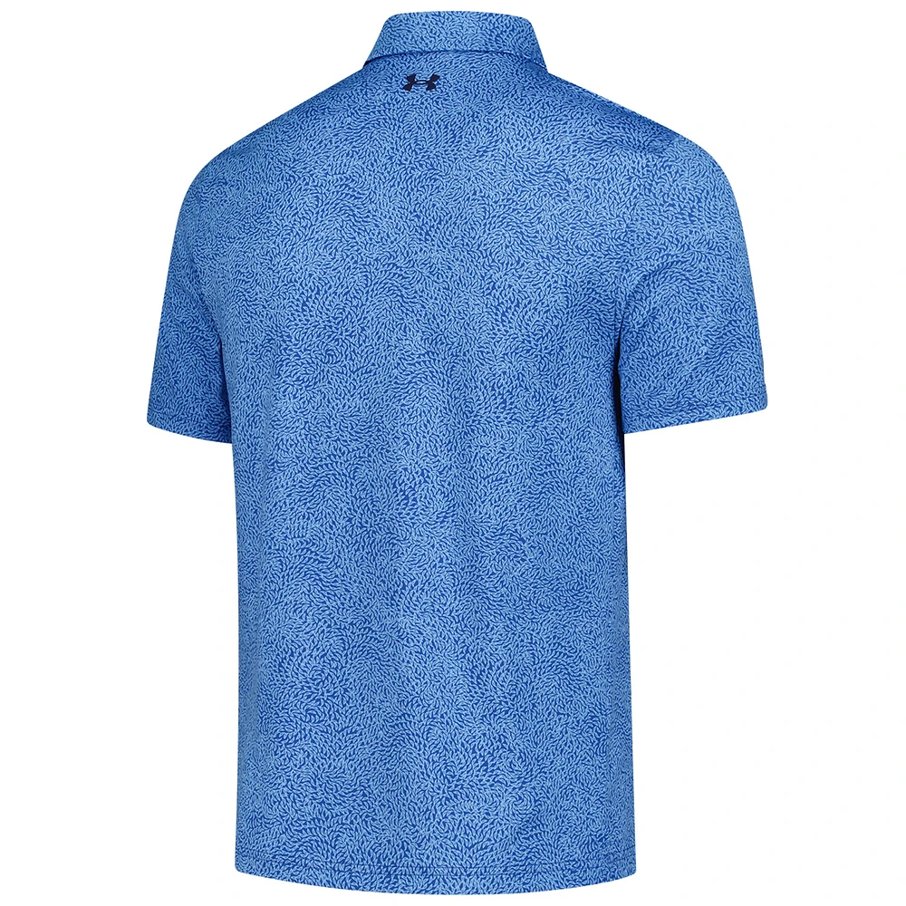 Men's Under Armour  Blue 2025 Farmers Insurance Open Playoff 3.0 Eagle Swoop Polo