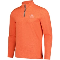 Men's Under Armour  Heather Orange 2025 Farmers Insurance Open Aura Quarter-Zip Pullover Top