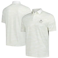Men's Under Armour  White 2025 Farmers Insurance Open Iso-Chill Camo Performance Polo
