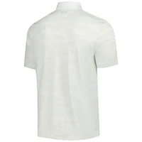Men's Under Armour  White 2025 Farmers Insurance Open Iso-Chill Camo Performance Polo