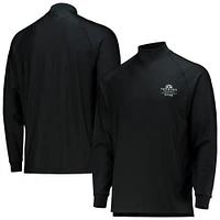 Men's FootJoy Black Farmers Insurance Open ProDry Performance Raglan Long Sleeve Mock Top