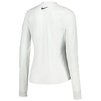 Women's Nike White Farmers Insurance Open UV Victory Performance Long Sleeve Top