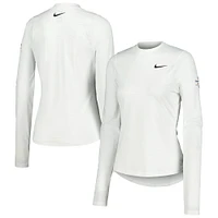 Women's Nike White Farmers Insurance Open UV Victory Performance Long Sleeve Top