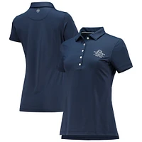 Peter Millar Navy Farmers Insurance Open Perfect Fit Performance Polo pour femme