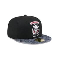 Men's New Era  Black Fayetteville Woodpeckers Theme Nights 59FIFTY Fitted Hat