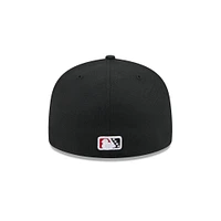 Men's New Era  Black Fayetteville Woodpeckers Theme Nights 59FIFTY Fitted Hat