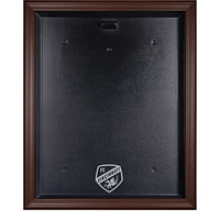 Vitrine de maillot avec logo de l'équipe encadré marron du FC Cincinnati
