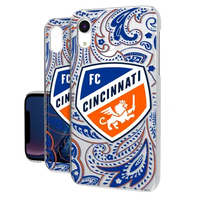 FC Cincinnati iPhone XR Paisley Clear Case