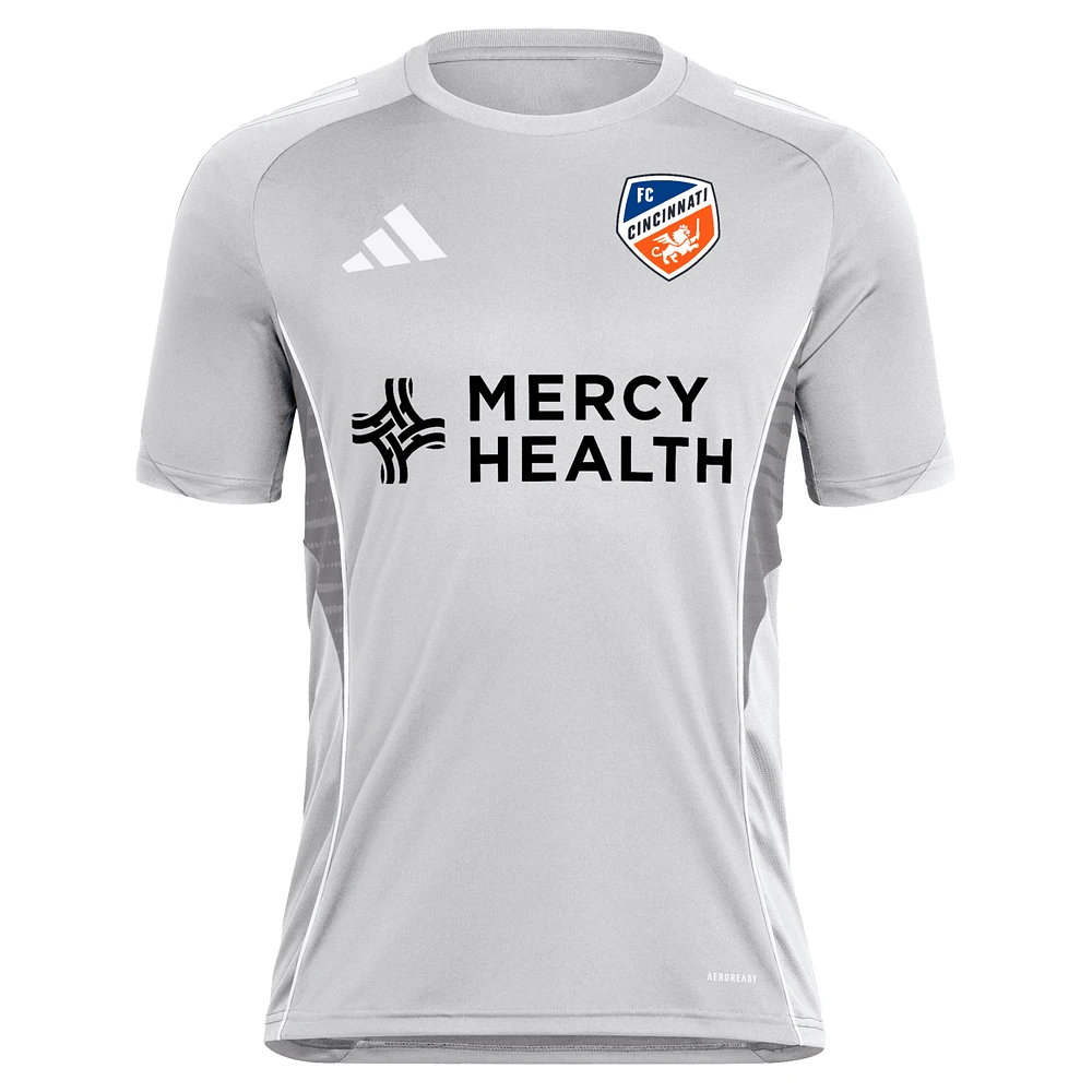 Maillot d'entraînement adidas Silver FC Cincinnati 2025 pour homme