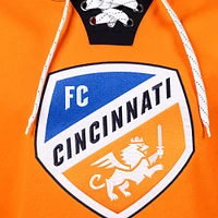 Sweat à capuche de hockey pour homme Sport Design Sweden Orange FC Cincinnati Hat Trick