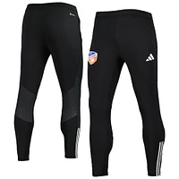 Pantalon d'entraînement Adidas FC Cincinnati 2023 On-Field Team Crest AEROREADY noir pour homme