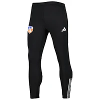 Pantalon d'entraînement Adidas FC Cincinnati 2023 On-Field Team Crest AEROREADY noir pour homme