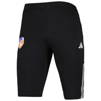 Men's adidas Black FC Cincinnati 2023 On-Field Training AEROREADY Half Pants