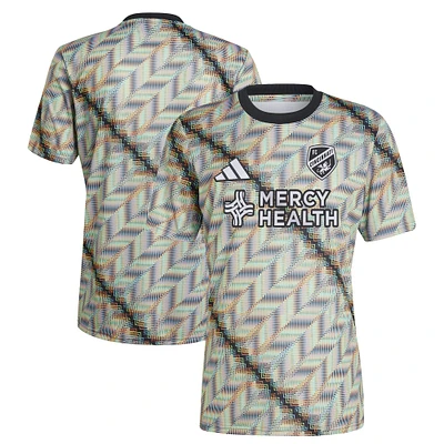 Men's adidas  Black FC Cincinnati 2024 Hispanic Heritage Pre-Match Top