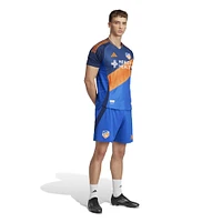 Men's adidas  Blue FC Cincinnati Home 2025 Orange and Legacy Kit Authentic Shorts