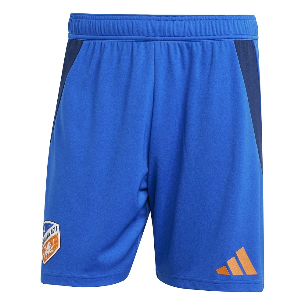 Men's adidas Blue FC Cincinnati Home 2025 Orange and Legacy Kit Authentic Shorts