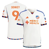 Maillot de joueur authentique adidas Kévin Denkey FC Cincinnati 2024 The Canvas Kit pour homme