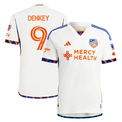 Maillot de joueur authentique adidas Kévin Denkey FC Cincinnati 2024 The Canvas Kit pour homme