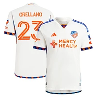 Men's adidas Luca Orellano White FC Cincinnati 2024 The Canvas Kit Authentic Player Jersey