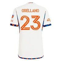 Men's adidas Luca Orellano White FC Cincinnati 2024 The Canvas Kit Authentic Player Jersey