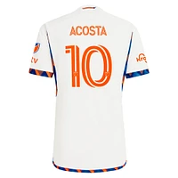 Men's adidas Luciano Acosta White FC Cincinnati 2024 The Canvas Kit Authentic Player Jersey