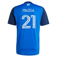 Maillot de joueur réplique orange et bleu FC Cincinnati 2025 Matt Miazga Blue pour homme adidas
