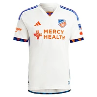 Men's adidas Matt Miazga White FC Cincinnati 2024 The Canvas Kit Authentic Player Jersey